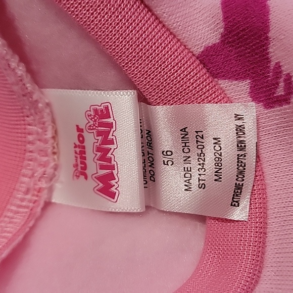 Girls Minnie Mouse Unicorn 🦄 Fleece Pullover Sweatshirt Sizes 4, 5/6 & 6X NWOT - Picture 3 of 5